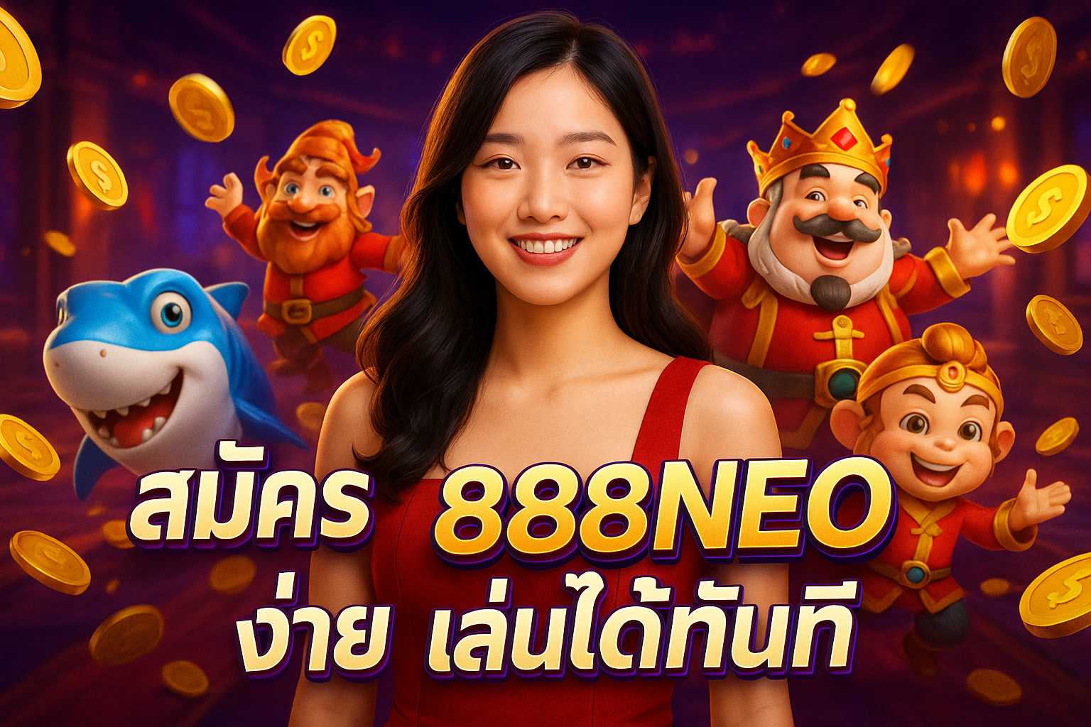 สมัคร 888NEO ง่าย เล่นได้ทันที