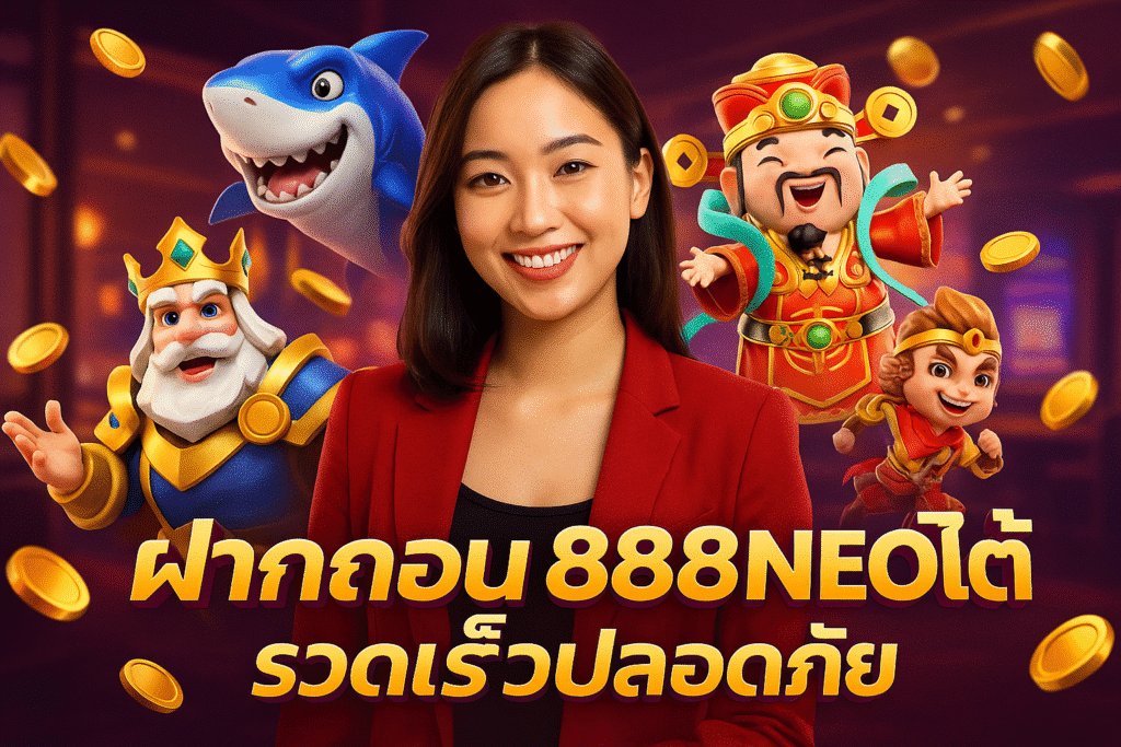 ฝากถอน 888NEO ออโต้ รวดเร็วปลอดภัย