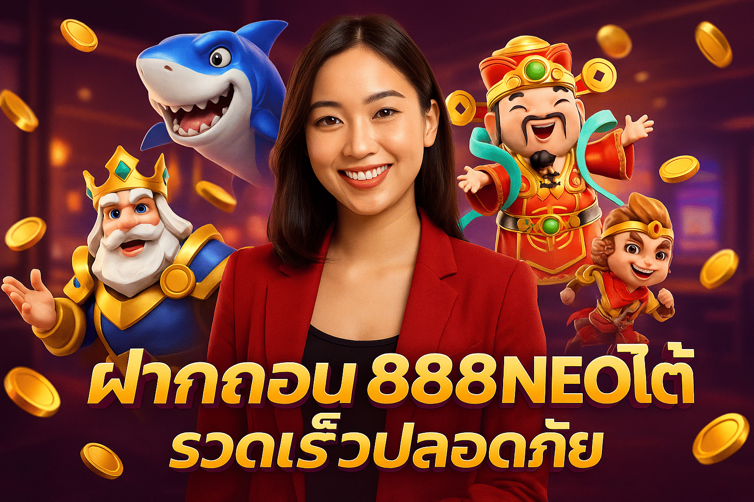 ฝากถอน 888NEO ออโต้ รวดเร็วปลอดภัย