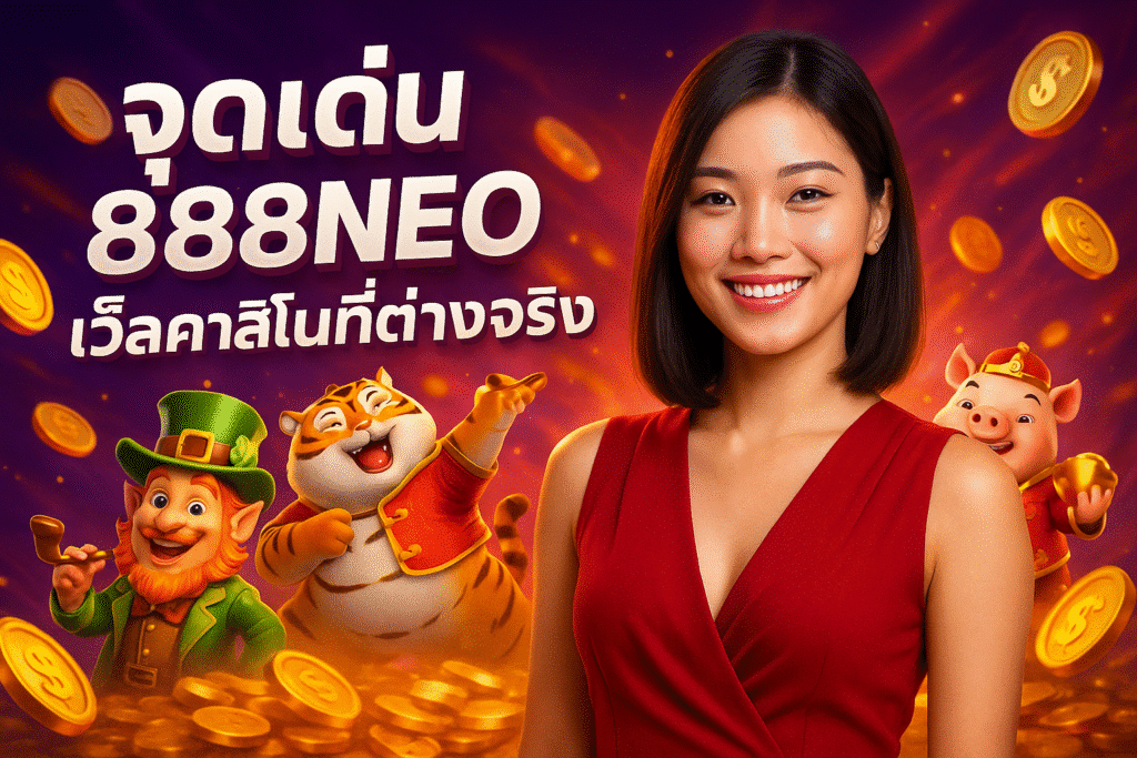 จุดเด่น 888NEO เว็บคาสิโนที่ต่างจริง