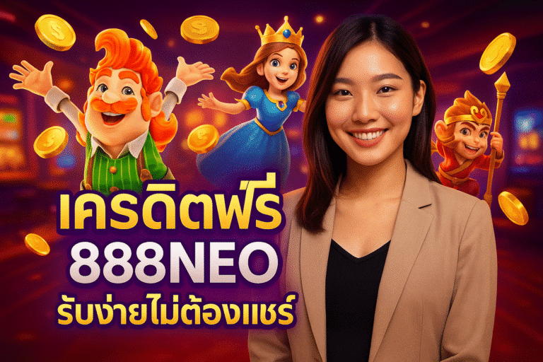 เครดิตฟรี 888NEO รับง่ายไม่ต้องแชร์