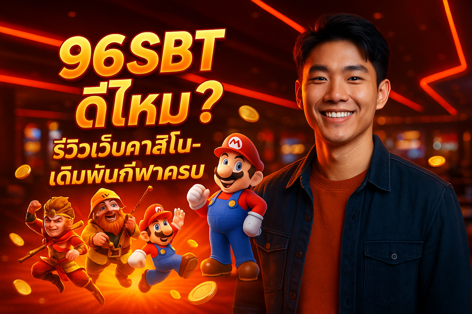 96SBT ดีไหม? รีวิวเว็บคาสิโน-เดิมพันกีฬาครบ